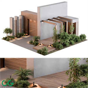 Outdoor Entrance and Fence 12